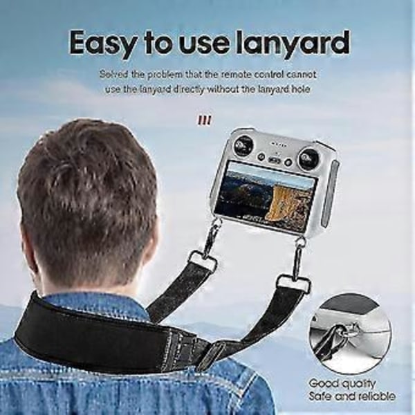 För Dji Mini 3 Pro Rc Kontroller Tillbehör Rem Nylon Flätad Nackhållare