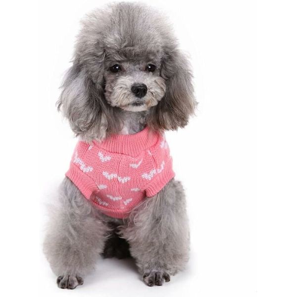 Pet Sweater Kjole (Rosa, S)-Fei Yu