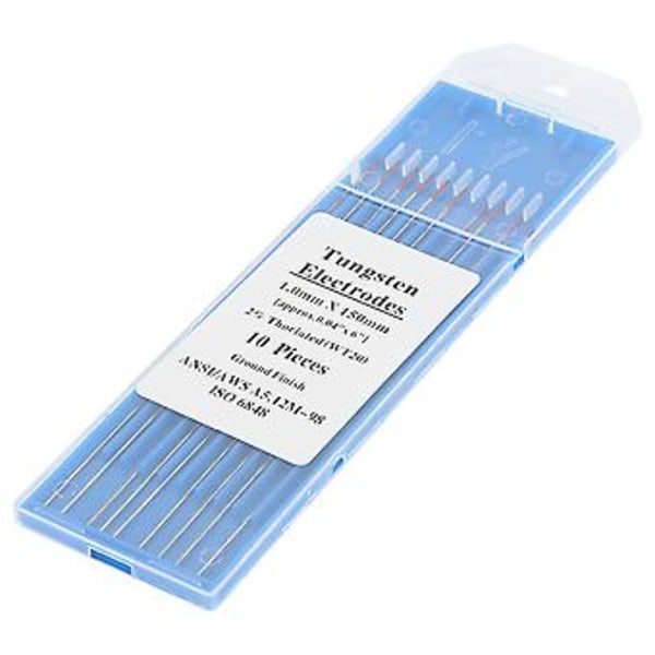WT20 Volframelektrod Professionell Tig-stav 2% Torium för Tig-svetsmaskin (1.0mm*150mm)