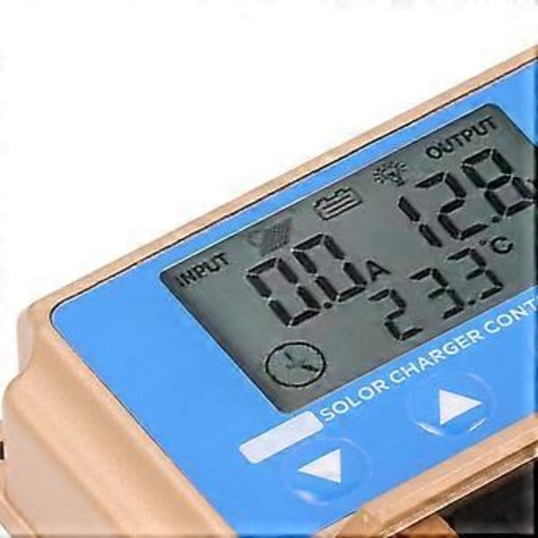 12V 24V MPPT Solcellecontroller Dobbelt USB 5V 2A Udgang LCD-display BT Solcelleladecontroller 60A
