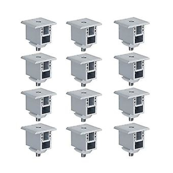 12 Set Solpanelmontering, PV Panel Fäste Takfäste För Säkring av 30mm-50mm Tjock S