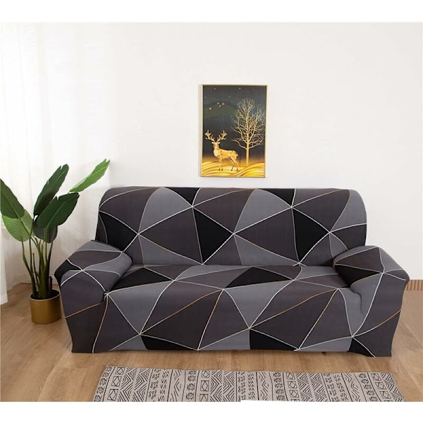 3-sits stretchsoffaöverdrag, sofföverdrag med armstöd (190-230 cm, 3-sits) HIASDFLS