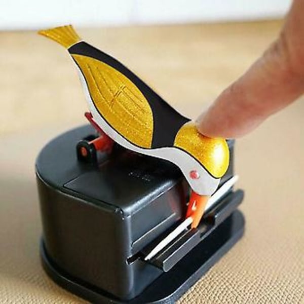 Tandpetare Dispenser Automatisk Fågel Tandpetare Låda Fågel Hackspett Tandpetare Dispenser Bord Tandpetare Låda Förvaring