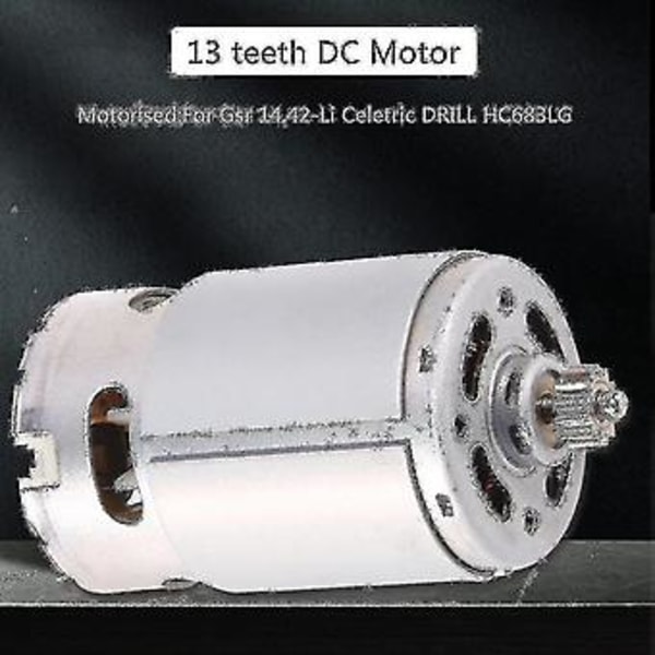 GSR14.4-2- 13 Tænder DC Motor 1607022649 HC683LG Til DC14.4V 3601JB7480 Elektrisk Boremaskine Vedligeholdelse S