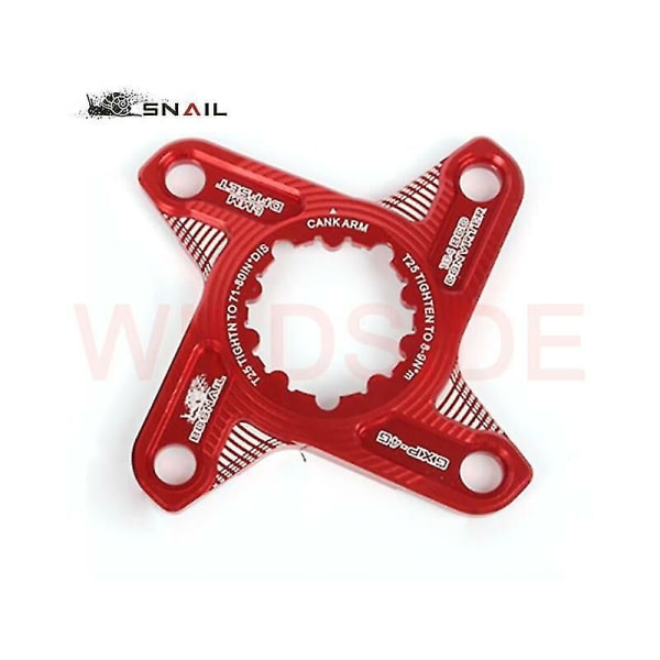 Snail Gxp Crank Transfer 104bcd Conversion Claws Turn 110bcd Conversions Parts 4/5 Claw Change Crankset Chainwheel Mtb Bike Part 4-prong red