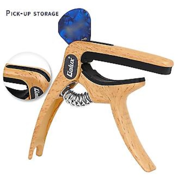 Gitar Capo For Akustisk Elektrisk Gitar Metall Stål Stemming Gitar Tilbehør Capot