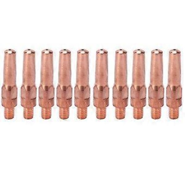 10 kpl Kosketuskärki Kuparijohtavat Suuttimet Hitsauspolttimon Kulutustarvikkeet 8,8x40x1,2mm
