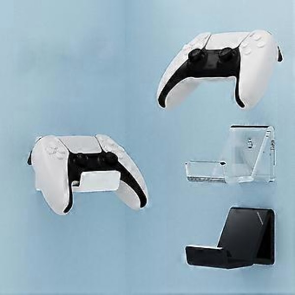 Spillkontroller Gamepad Display Stativ Hodetelefonbrakett-Stativ For PS5/PS4 Switch