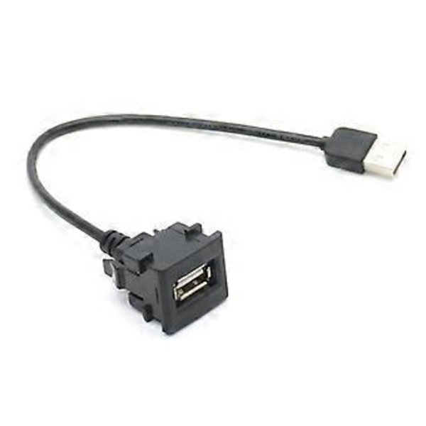 Bil Dashbord Feste USB Port Panel Mann til Kvinne Plast Skjøteledning