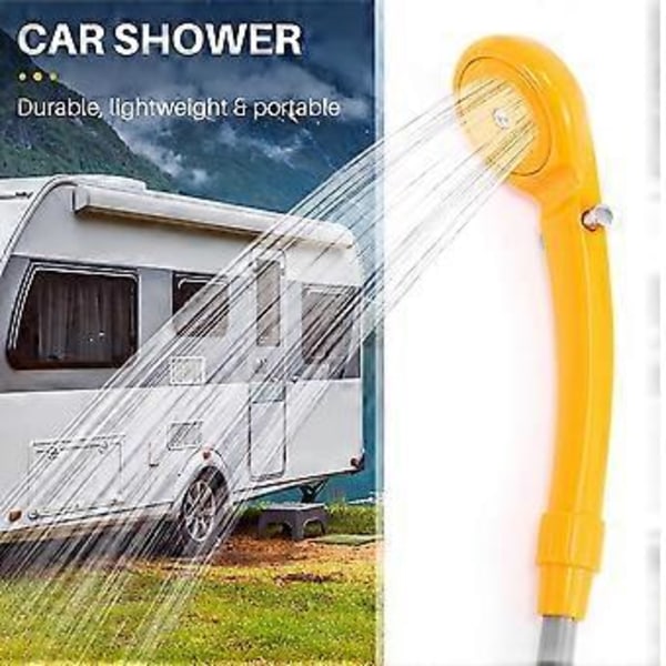 Bärbar Elektrisk Duschhuvud Camping Vattenpump För Båt Bil Husvagn Vandring Utomhus