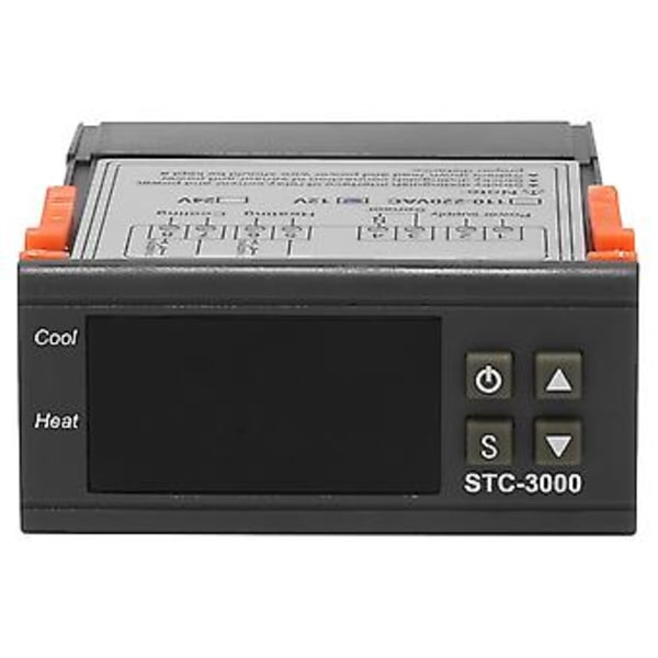 Stc-3000 12v Led Digital Temperatur Tat Ing Ing Sensor Fugtighed