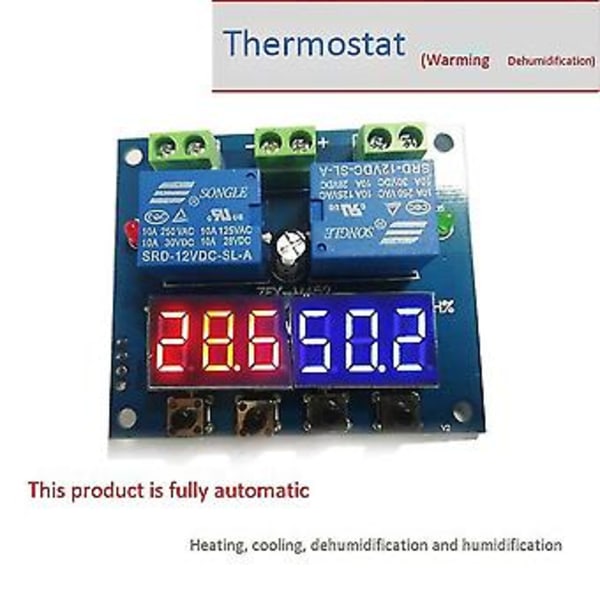 Xh-m452 Temperatur- och fuktighetskontrollmodul Digital Display Dubbel Utgång, Automatisk Konstant Tem