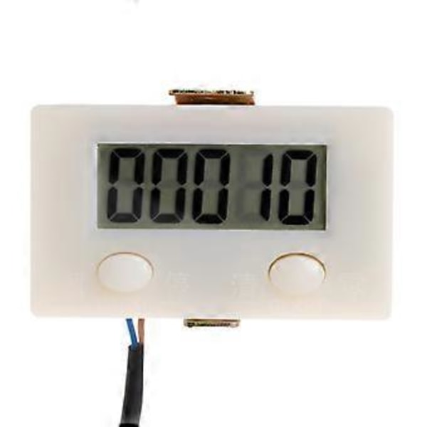 Punch Teller 5 Sifret Digital LCD Elektronisk Punch Teller Puncher Med Bryter
