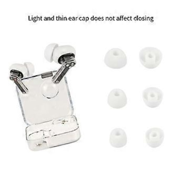 Öronsnäcksskydd In-Ear Öronpropp Silikon Mjukt Hölje för Nothing Ear (2) (1) Öronplugg