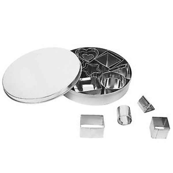 Ie Mindre Stål 24 Stk Ie Kake S Med Boks Diy Mini Ie Med