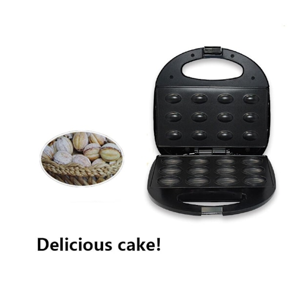 3 in 1 Mini Electric Biscuit Machine Double Sided Heating Automatic Oven Nut Waffle Sandwich Bread Toaster Breakfast Machine