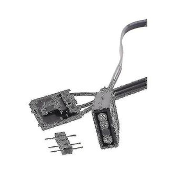 4-nastaisesta RGB:stä tavalliseen Argb 3-nastaiseen 5 V:n adapteriliittimeen Rgb-kaapeli 25 cm