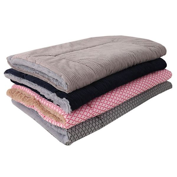 Pet Måt Efterår/vinter Varm Hunde Tæppe Reversible Hunde Tæppe Pink S