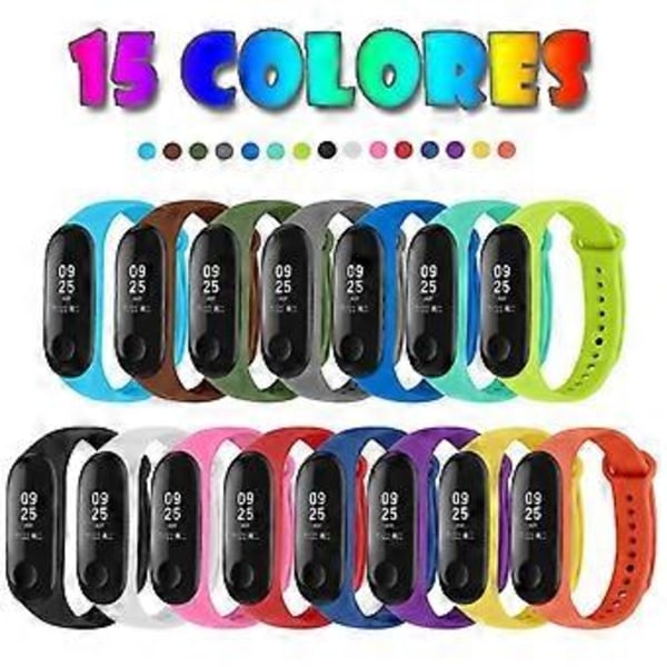 Armband Silikon Svettresistent för Xiao mi Mi Band 4 3 Smartwatch Armband