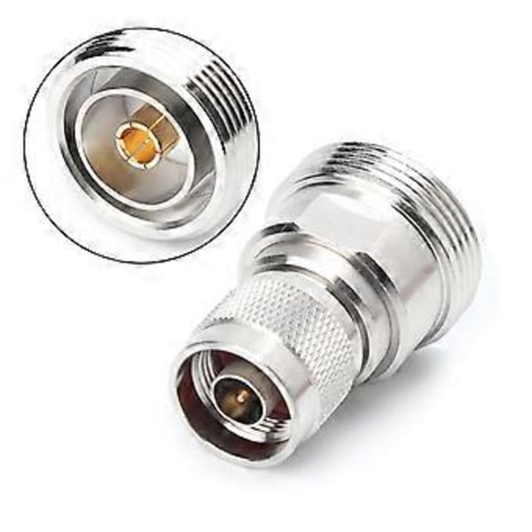RF Koaxial Adapter L29 7/16 DIN Hona Jack Till N Hane Kontakt