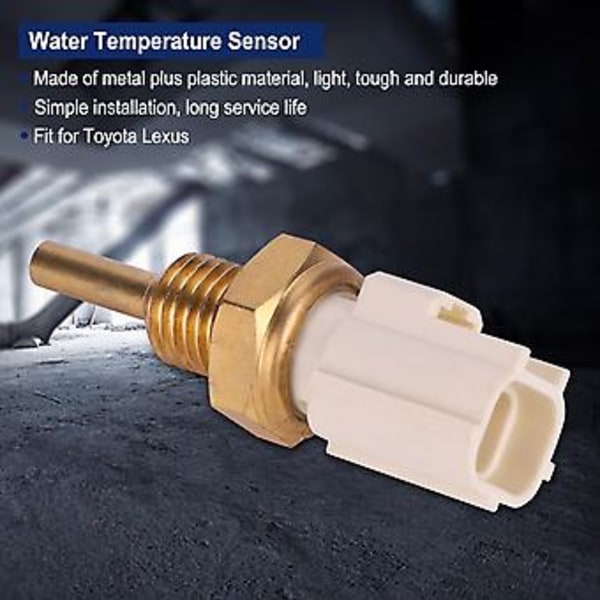 Vattentemperatursensor för bil, OEM Motorkylvätsketemperatursensor Vattentemperatursensor Byggd för proffs
