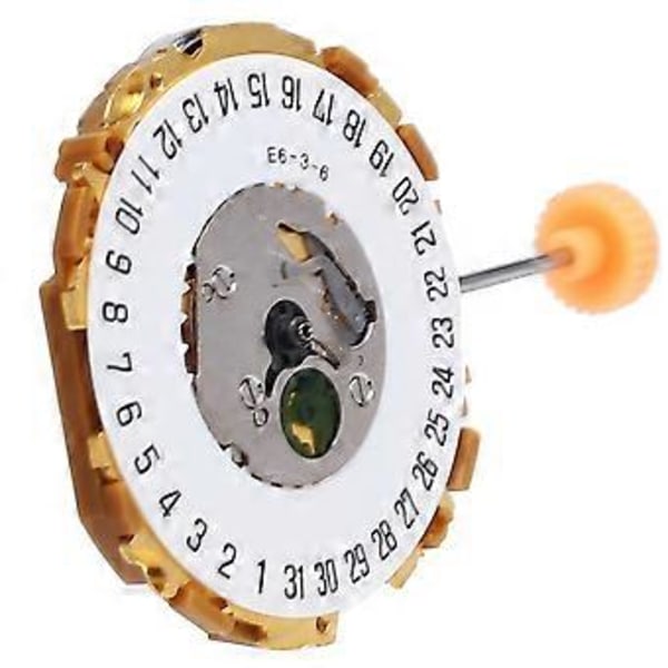 3-Pin Quartz Urverk för Miyota 9U13 Klockurverk Reservdel Reparationsdel Datum Vid 6H