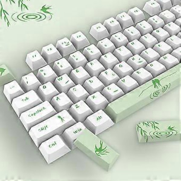 Cherry Profil 108 Tangenter Keycaps För Mekaniska Gamingtangentbord PBT Dye Sub Keycap Vårelektronik Speltangentbord