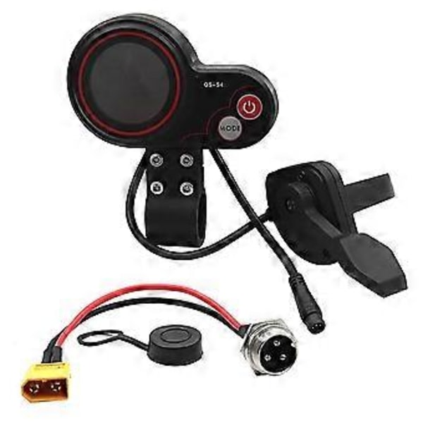 Qs-s4 36v-60v Peukalokaasu LCD-näyttömittarisarja +-60 Kaapeli Zero 8 9 10 8x 10x Sähköskootterille