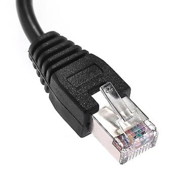 0,3 m Rj45 Til Fe Skrue Panelmontering Etet Lan Skjøtekabel
