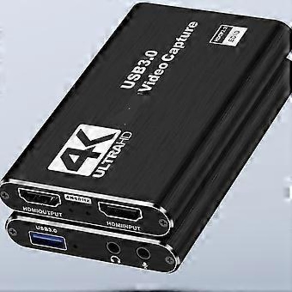 USB3.0 Pelivideonkaappauskortti HDMI-yhteensopiva Suoratoistolähetys Mikrofoni sisään