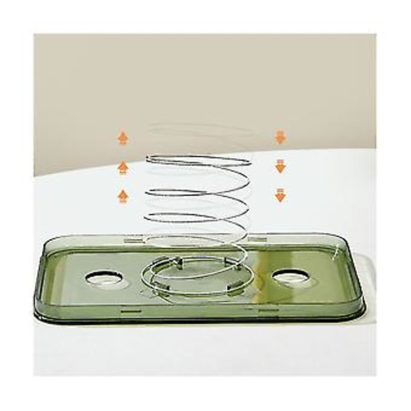 Hushålls Tissue Box Transparent Skrivbords Tissue Box Pappersförvaringslåda Vardagsrum Matsal Ro