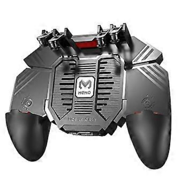MEMO AK77 Spel Trigger Telefonkylare Fläkt Spelkontroll Pubg Kontroll med Fläkt Pubg Mobil Trigger Joystick (4000MAh)