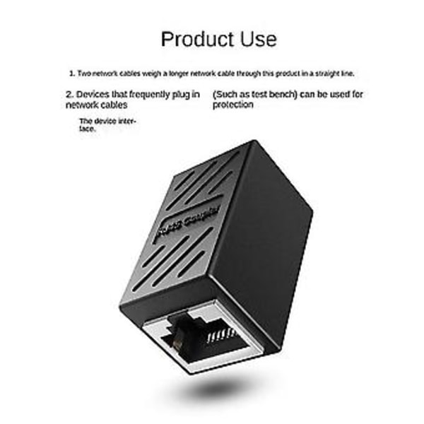 20 stk. RJ45 Konnektor Netværksforlænger Ethernet RJ45 8p8c Forlænger