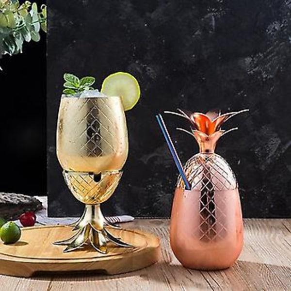 Pine Glas Metall Mule DIY Glas Hem Råttor Bar Tillbehör