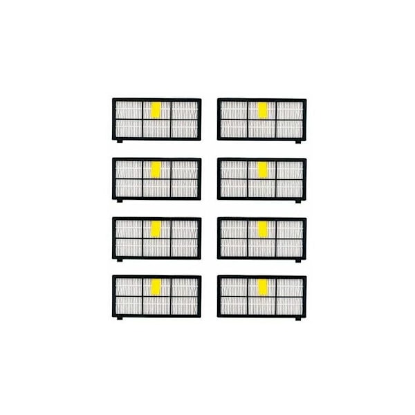 8 kpl:n vaihtosuodatin iRobot Roomba 980 880 870 800 HEPA-suodattimelle [8 kpl] Imurin suodatinpaketit
