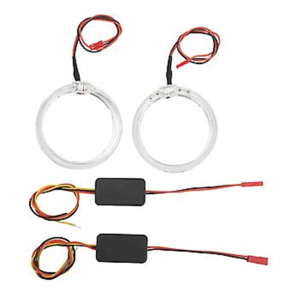 Pyöreät Enkelinsilmät, 2kpl Auton LED-valo Ajovalojen Halo-renkaat LED-valo-opas Enkelinsilmät Luotettava Suorituskyky