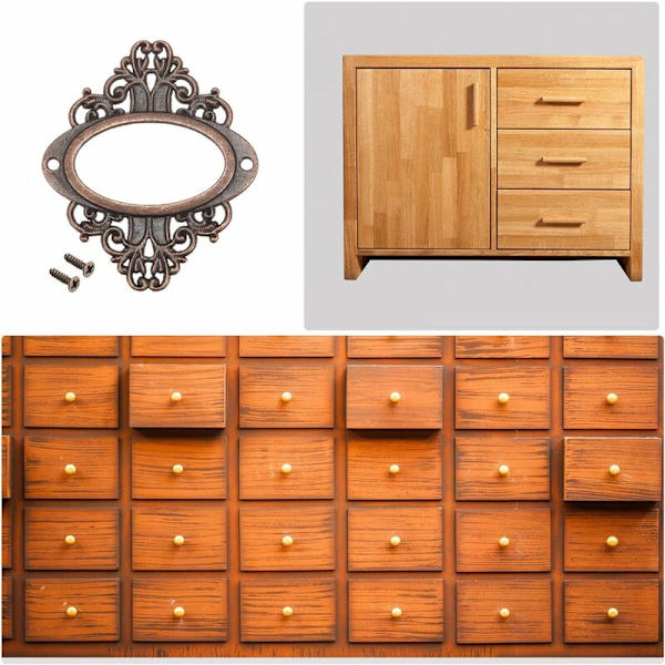 56 x 66 mm 12 kpl punaiset pronssiset metalliset etiketinpidikkeet käyntikorteille hyllylle, työpöydälle, kirjahyllyyn, laatikkoon