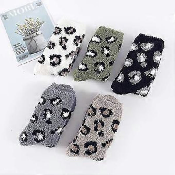 Damstrumpor Varma Toffelstrumpor Vinter Fluffiga Strumpor Mysiga Strumpor Atletisk Fleece