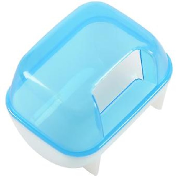 Husdjur Hamster Badrum Badsand Rum Bastu Toalett Blå Vit 10x7x7cm