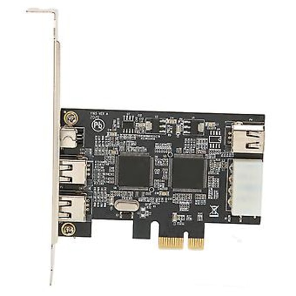 Firewire Adapter, Firewire Adapterkort PCIEx1 Computertilbehør Riserkort Robust og Slidstærk