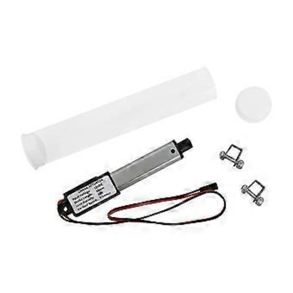 Mikro-lineær aktuator, 2 tommer slaglængde, 90N/20,3Lb, Hastighed 9,5 mm/S Elektrisk vandtæt aktuatormotor lineær aktuator 12V