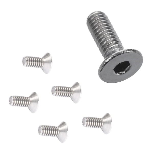 100 stk. Senkede sekskantskruer med flatt hode M2x5mm & 50 stk. Senkede skruer med sekskantnøkkel M4 X 12mm