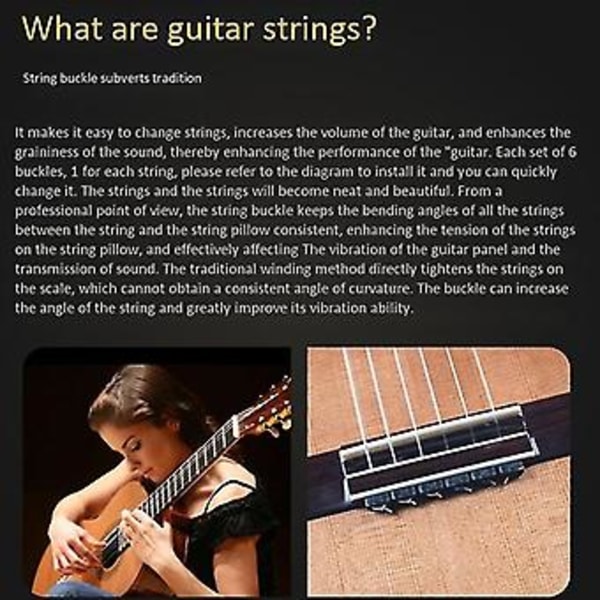 Guitarstreng Triple-ered Akkordbind Den Kan Faktisk Forbedre Den Musikalske Tone For Akustisk Guitar