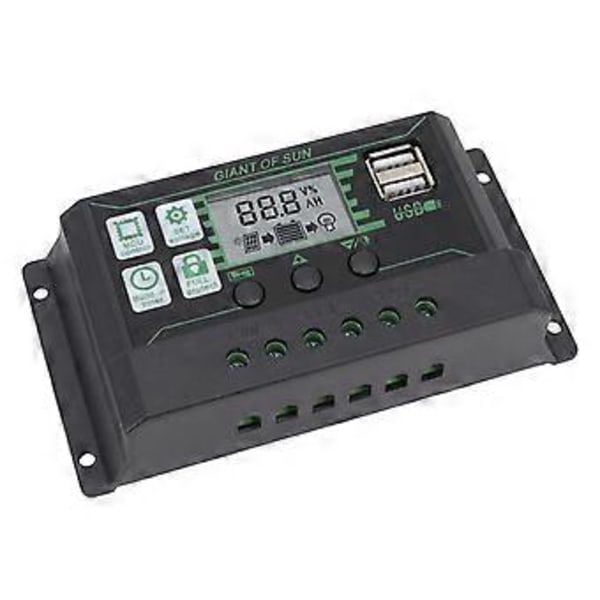 Solar Charge Controller Dobbelt USB Automatisk Identifikation PWM PV Panel Oplader til Industri 5V 100A
