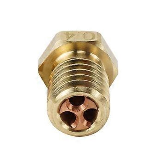 Clone-CHT Dyser 0.4mm V6 3D Printer Del Messing Dyser til 1.75mm Filament Messing Dobbelt Flow Rate