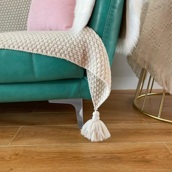 Moderna triangulära möbelben i metall, utbytbara möbelben, triangulära TV-möbelben, soffben, sängfötter, möbelsocklar, soffben
