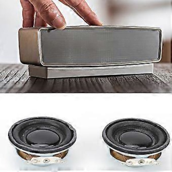2stk 3W 4 Högtalare Horn Audio Stereo Högtalare 4cm för Mini Förstärkare