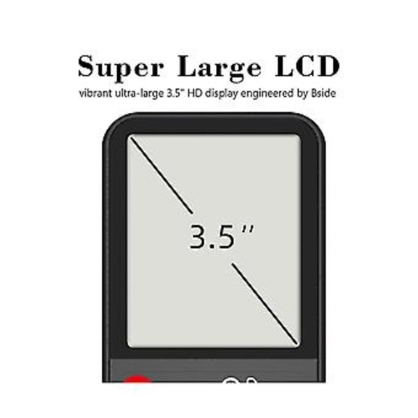 Adms7 Volta Er 3.5-tums LCD Digital Mätare 3-radig Display TRMS 6000 Räknare Med Ana