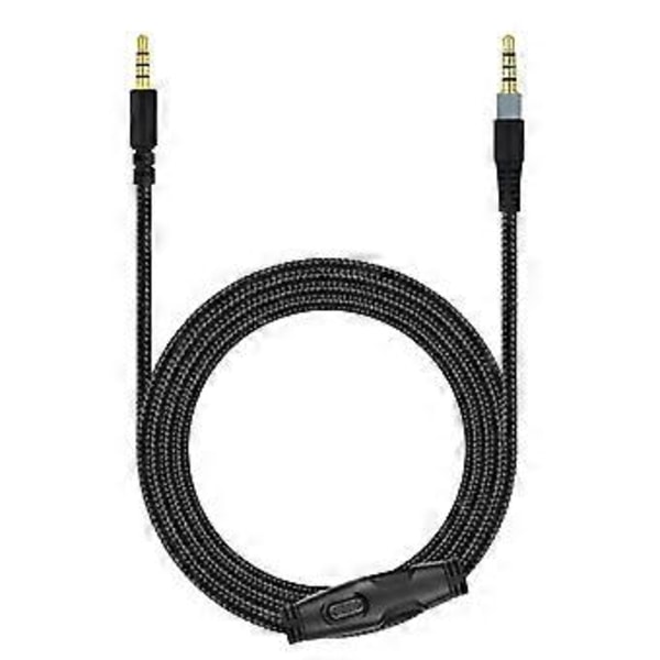 Oppgradert Skjøteledning med Demp & Volumkontroll for HyperX Cloud Headset Kabel