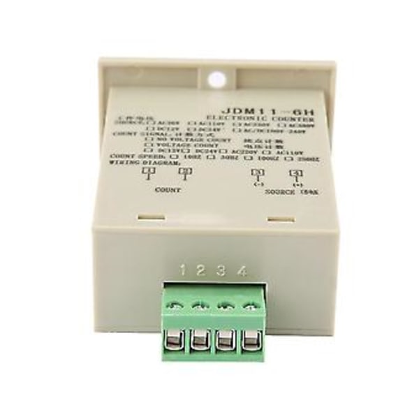 JDM11-6H 6-siffrig Elektronisk Räknare DC36V